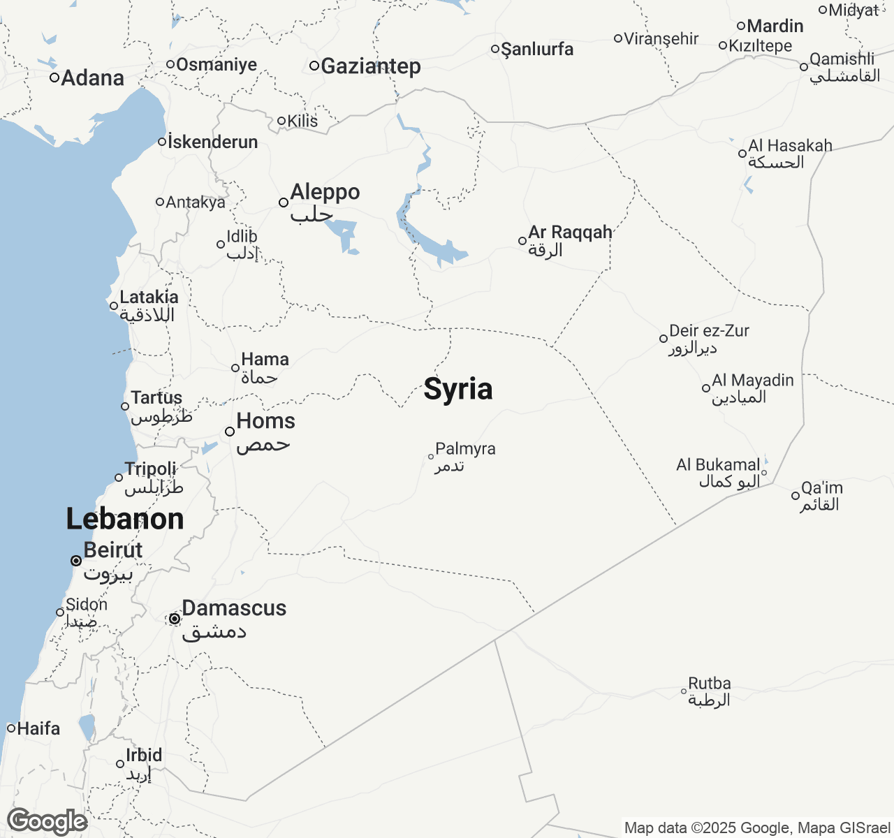 Map of Syria